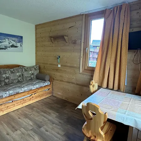 Daire Chaleureux 2 Pers, Skis Aux Pieds, Balcon, Vue Pistes *